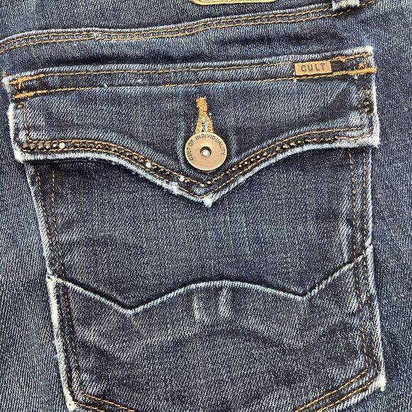 Cult of Individuality Womens Bohemi Boot Cut‎ Denim Jeans Blue Size 30 - Picture 5 of 13